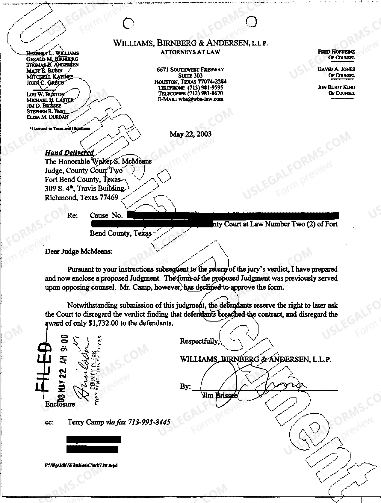 Preview A53 Judgment by Jury Trial