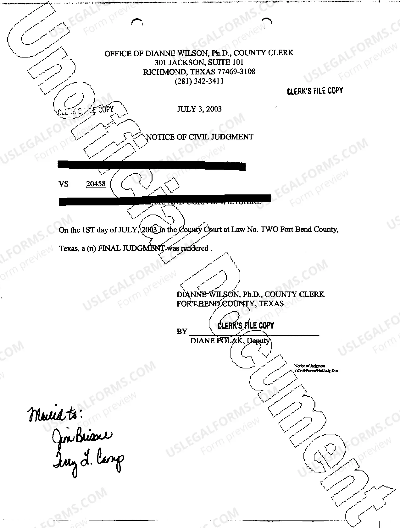 Preview A53 Judgment by Jury Trial