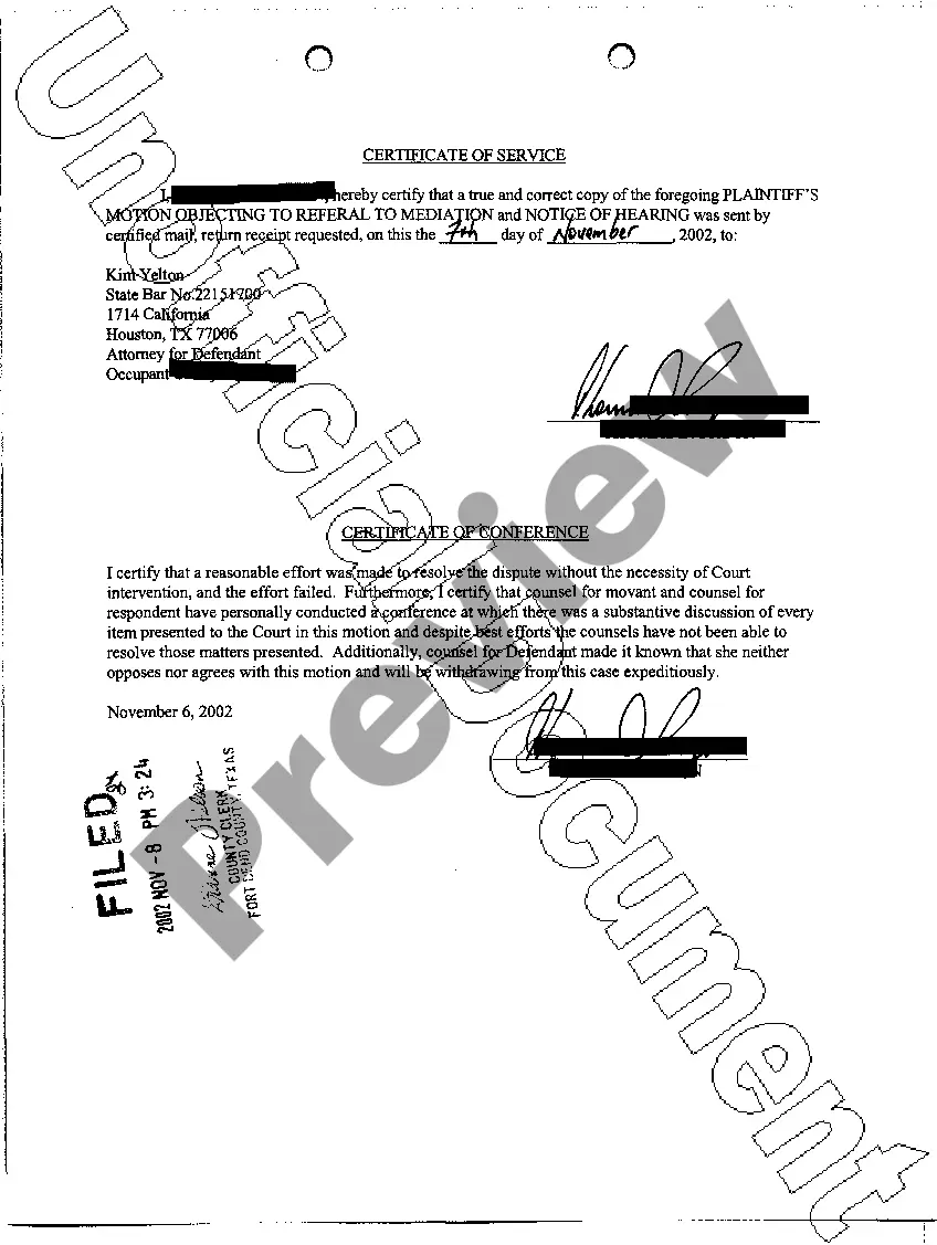 Get A11 Plaintiff's Motion Objecting to Preview A11 Plaintiff's Motion Objecting to