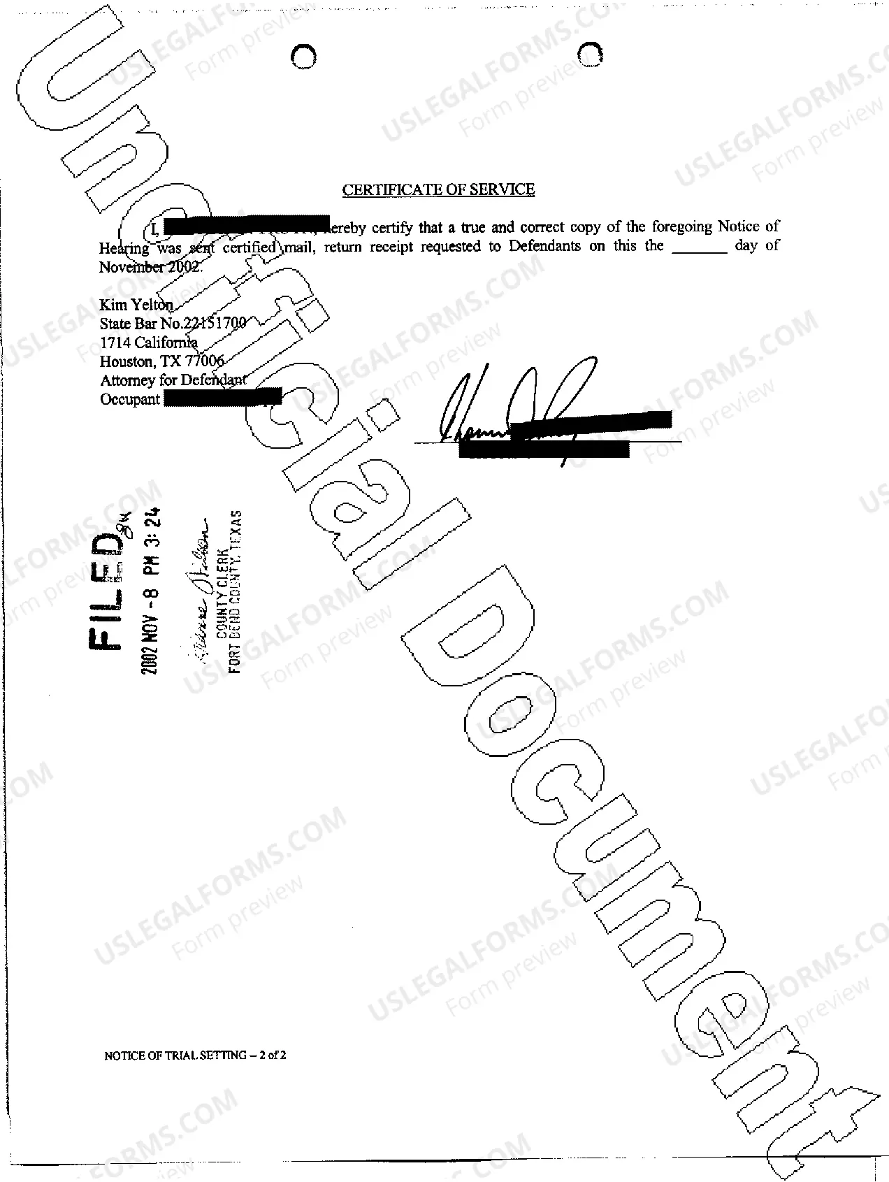 Preview A12 Notice of Hearing