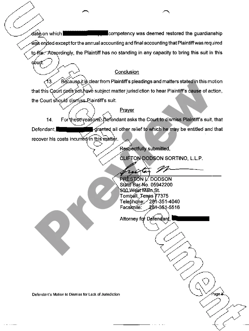 Preview A08 Defendant's Motion to Dismiss