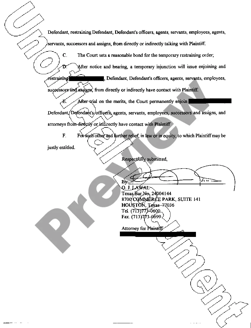 Get A02 Application for Temporary Restraining Order Preview A02 Application for Temporary Restraining Order
