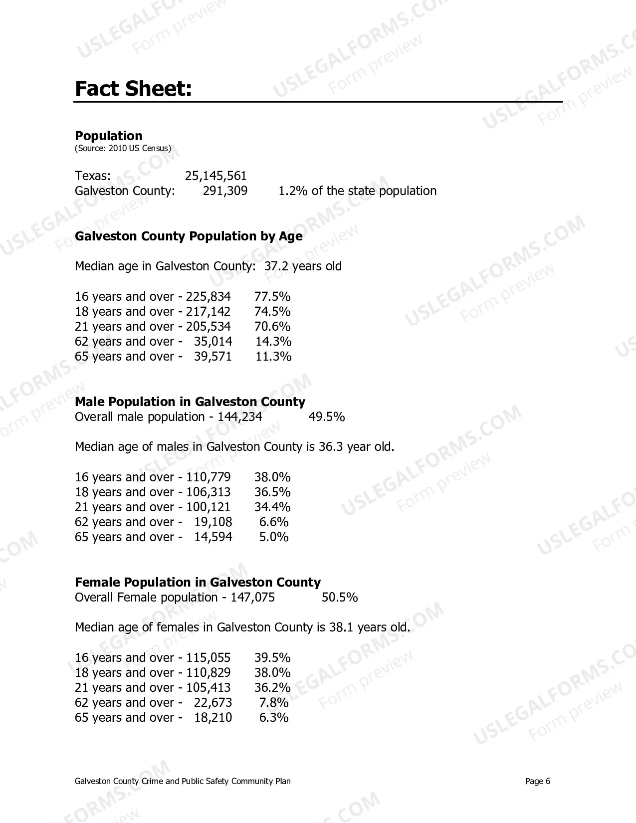 Preview 2017 Galveston County Crime & Public Safety Community Plan