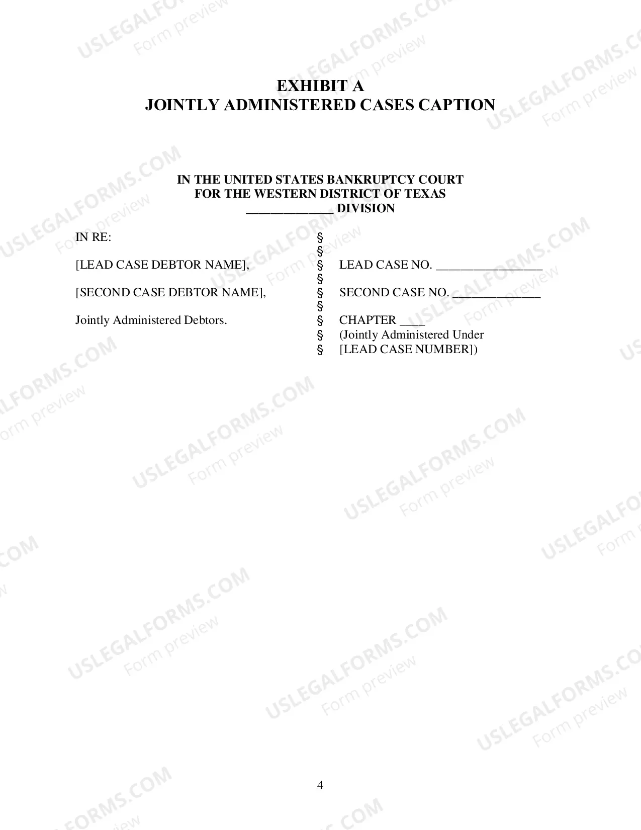 Preview Joint Administration Order