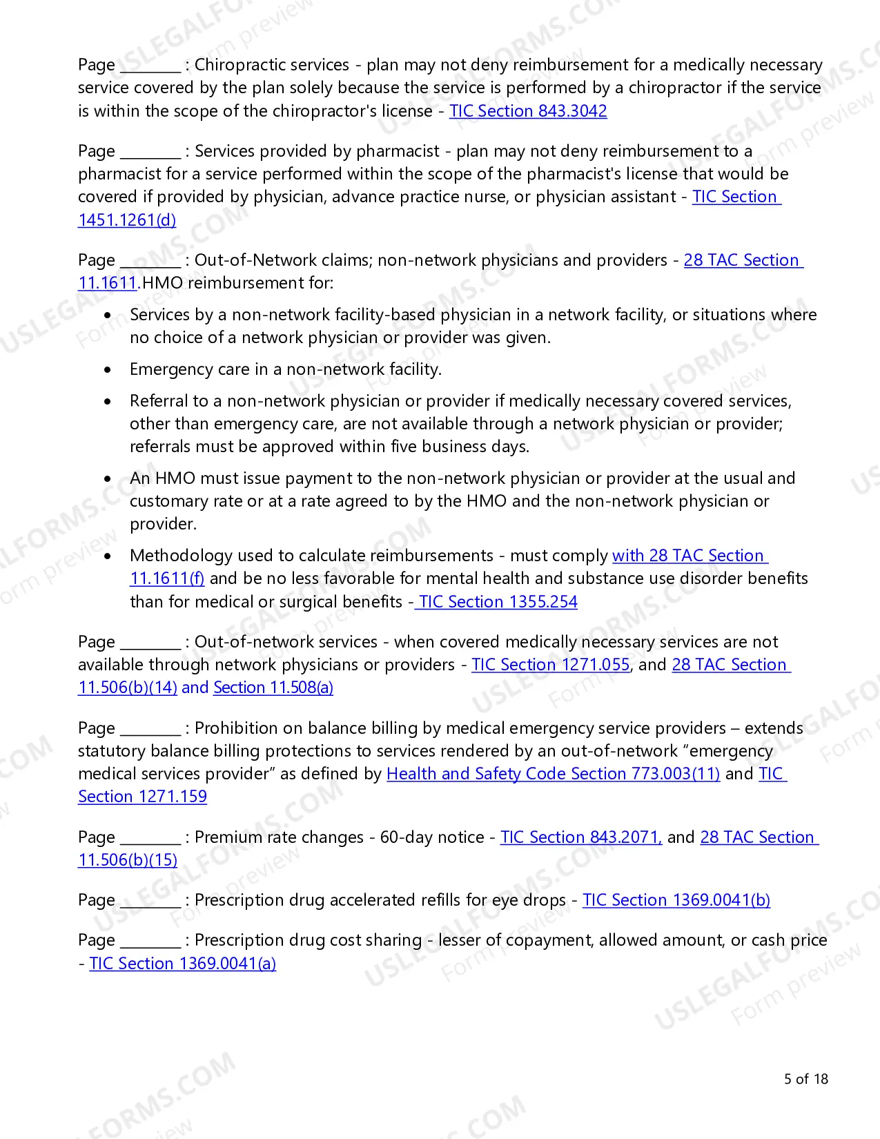 Preview Consumer Choice Evidence of Coverage (EOC) Checklist - Individual Plans
