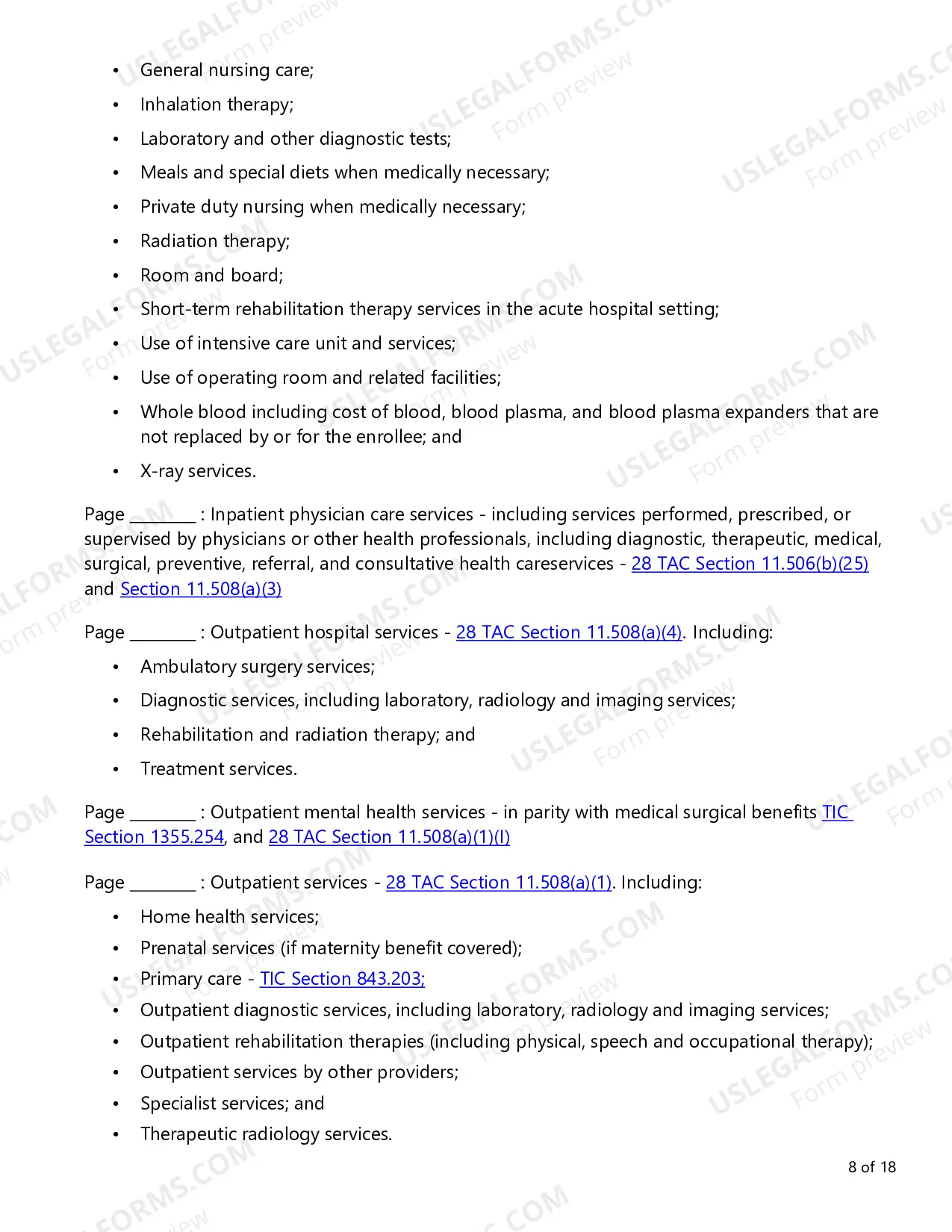 Preview Consumer Choice Evidence of Coverage (EOC) Checklist - Individual Plans