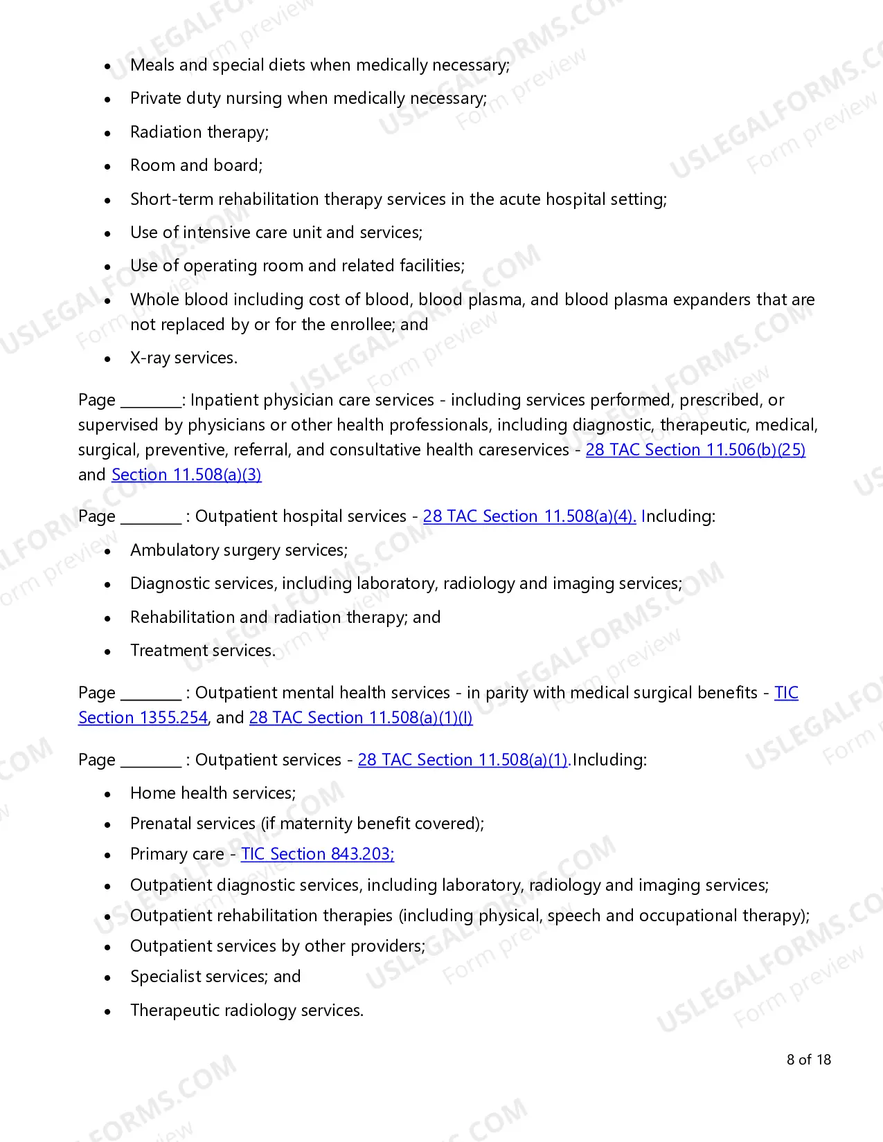 Preview Evidence of Coverage (EOC) Checklist - Individual Plans