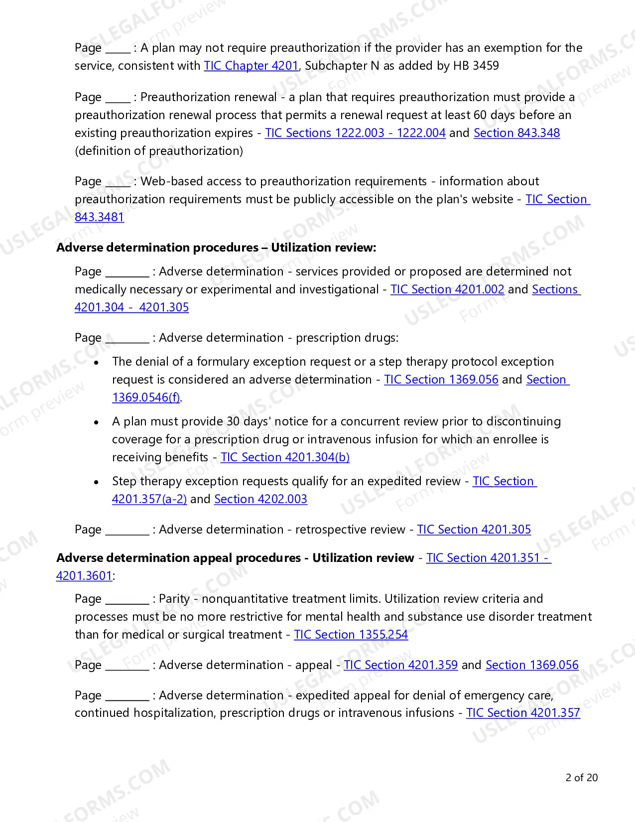 Preview Evidence of Coverage (EOC) Checklist - Large Employer and Conversion Plans