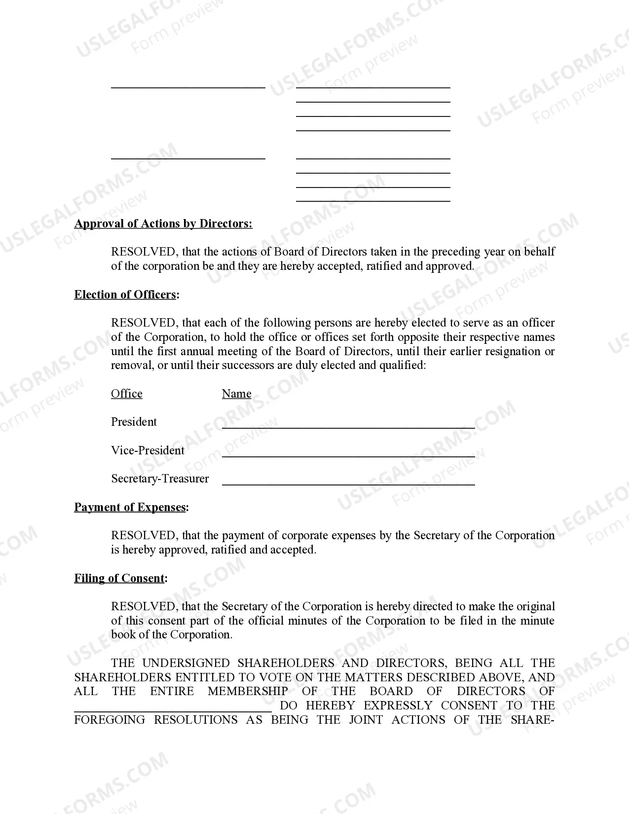 Preview Annual Minutes