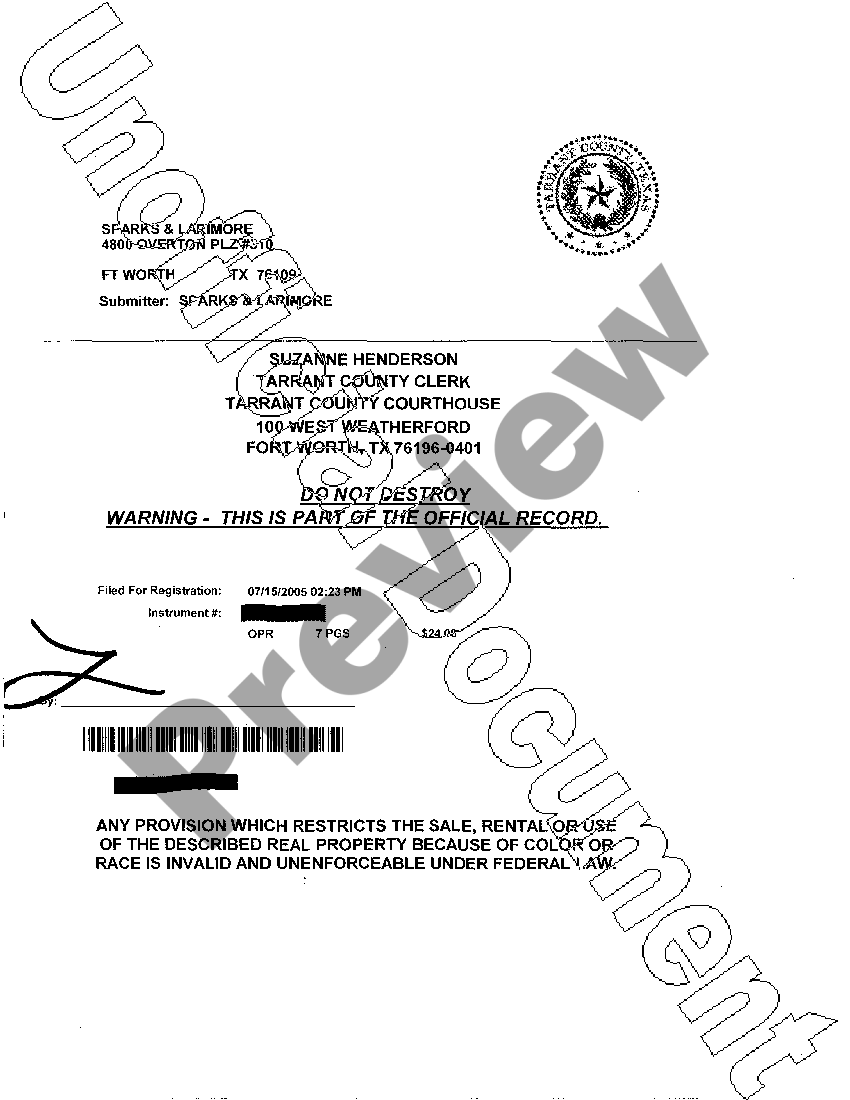 Texas Order Admitting Will to Probate and Last Will and Testament