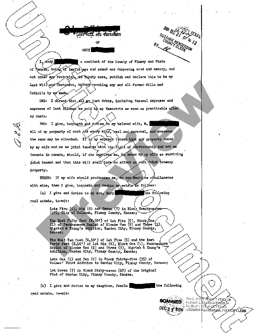 Get Order Admitting Will to Probate and Last Will and Testament Preview Order Admitting Will to Probate and Last Will and Testament