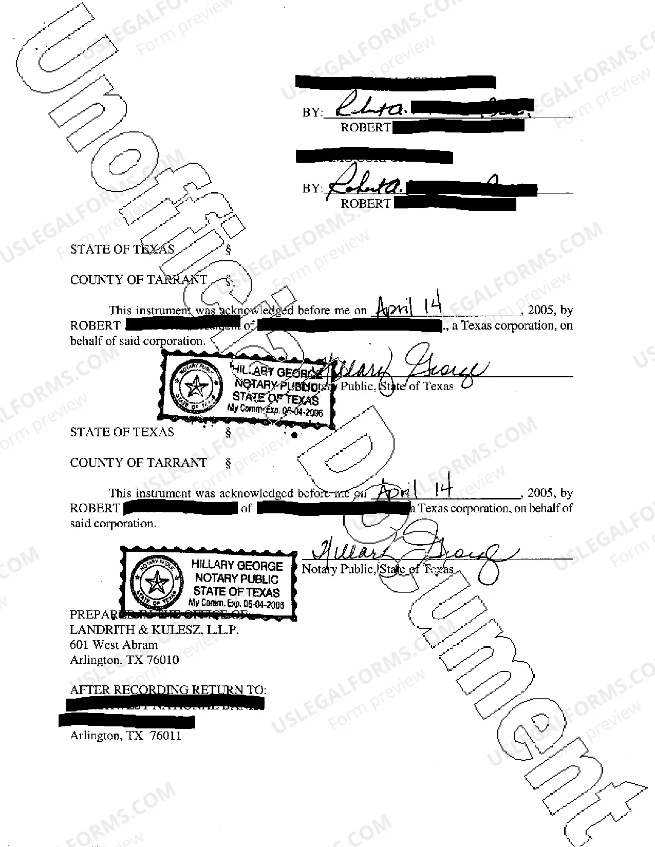 Preview Security Agreement