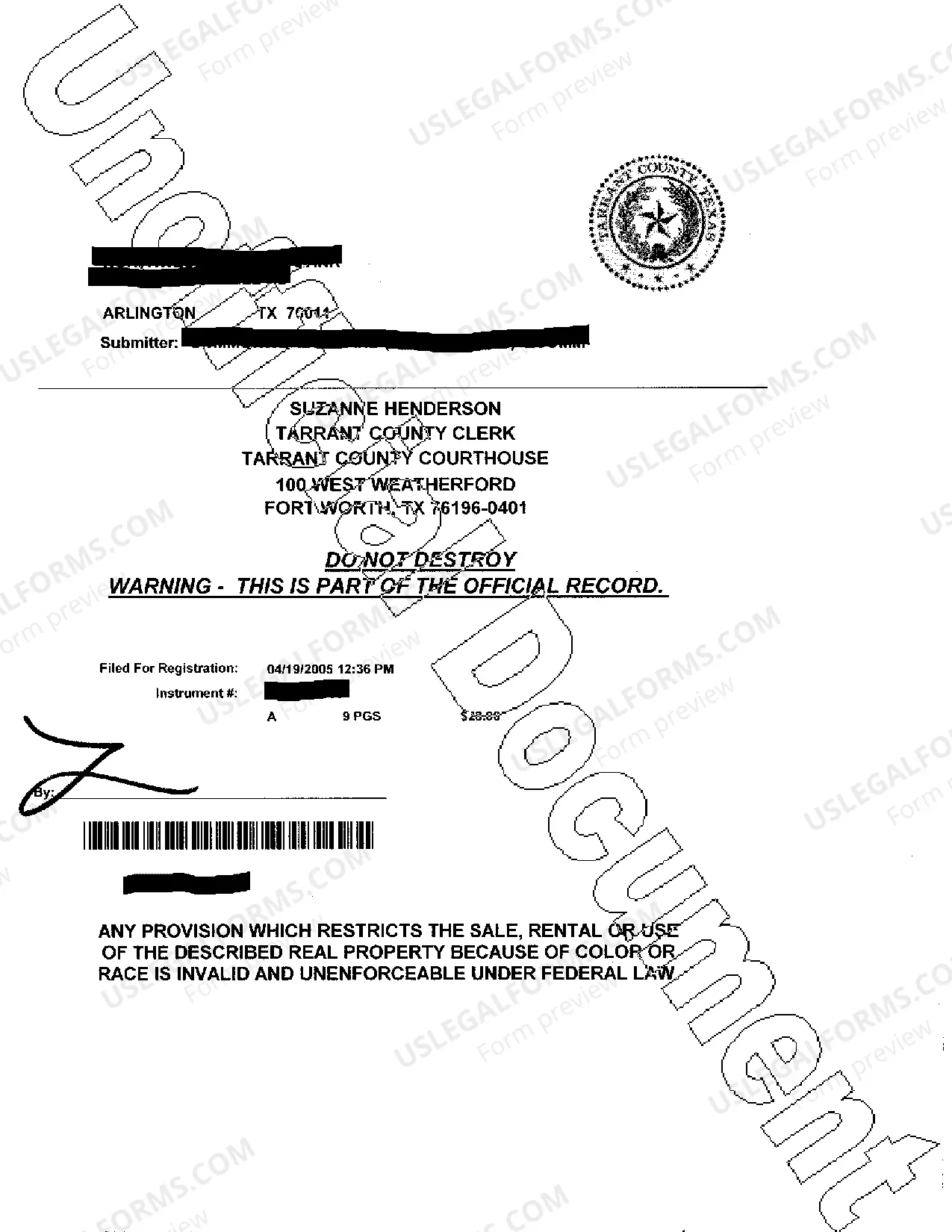 Preview Security Agreement