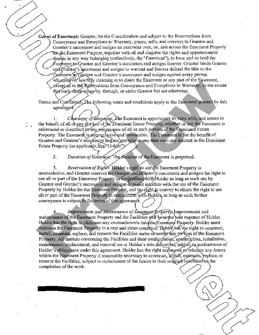 Get Gas Pipeline Easement Preview Gas Pipeline Easement