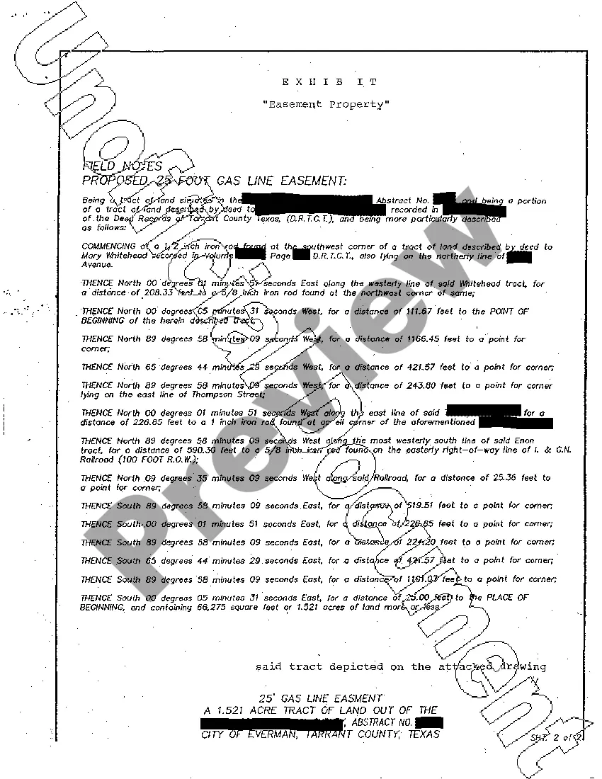 Get Gas Pipeline Easement Preview Gas Pipeline Easement