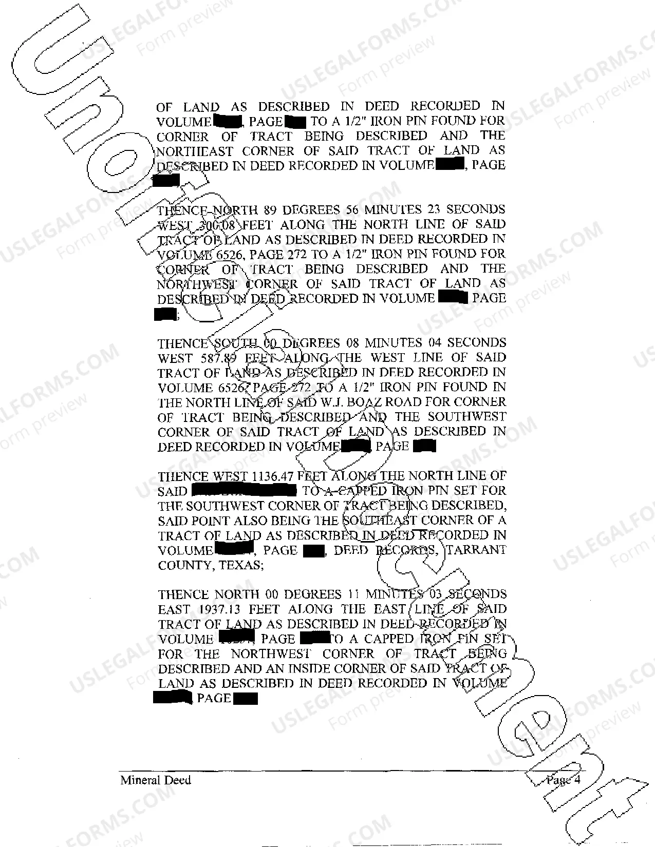 Preview Mineral Deed