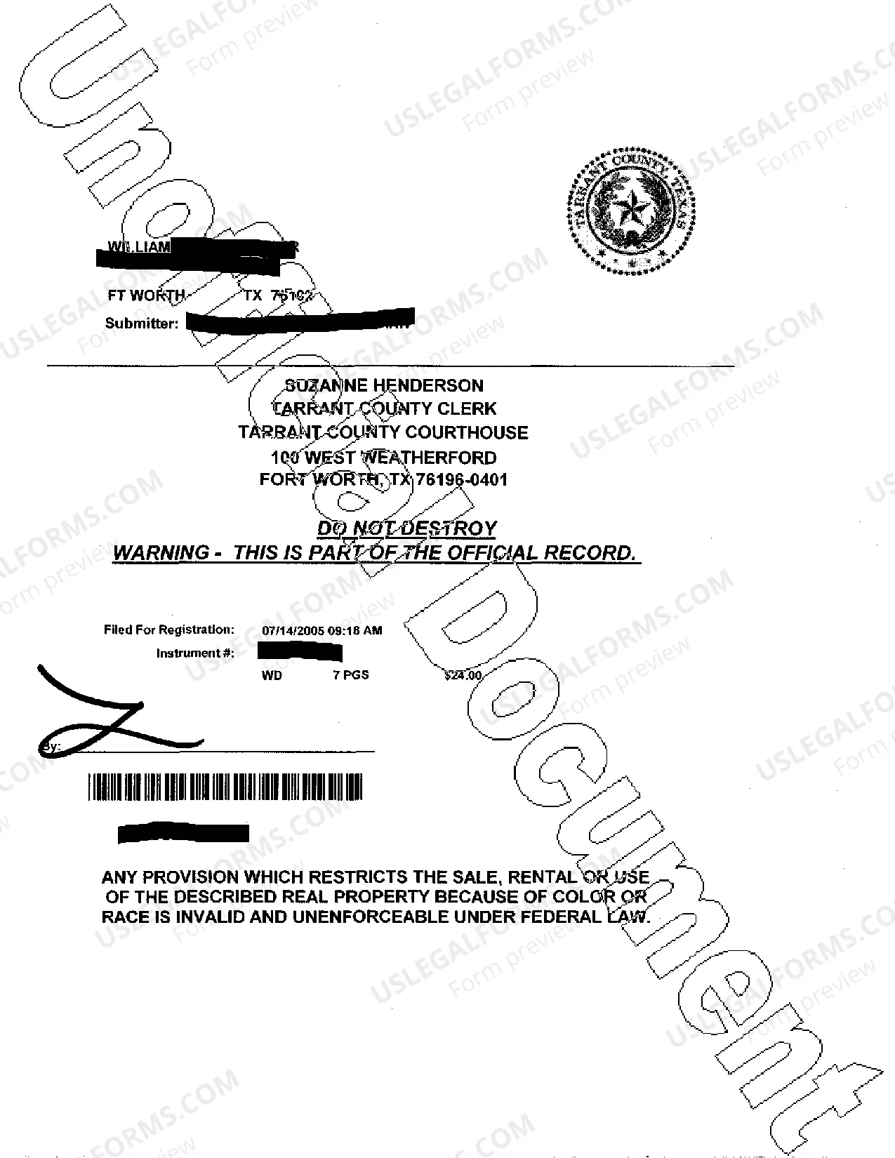 Preview Mineral Deed