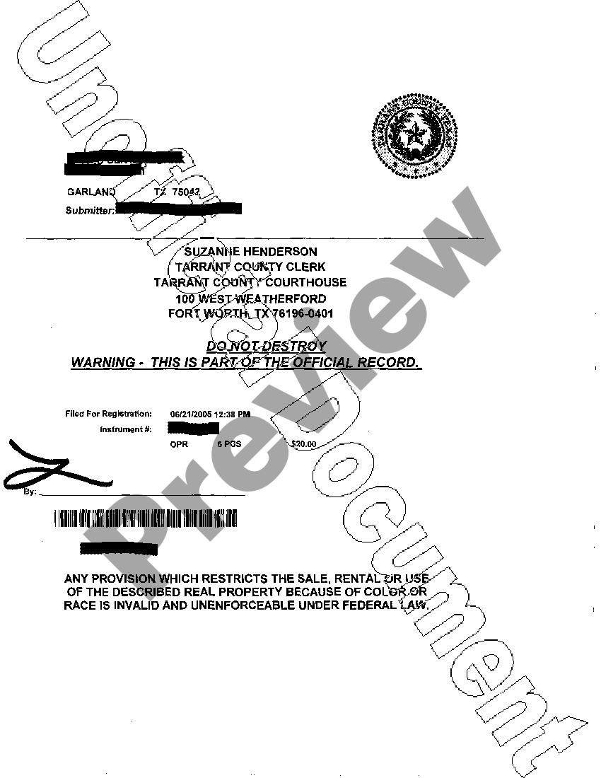 Texas Extension of Real Estate Note and Lien Renewal And Extension