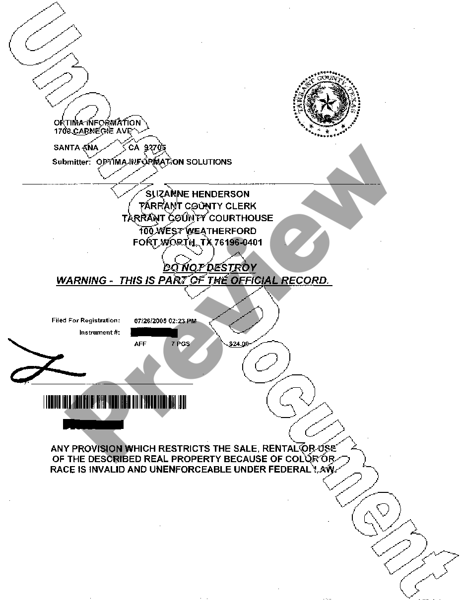 Austin Texas Home Equity Affidavit and Agreement | US Legal Forms