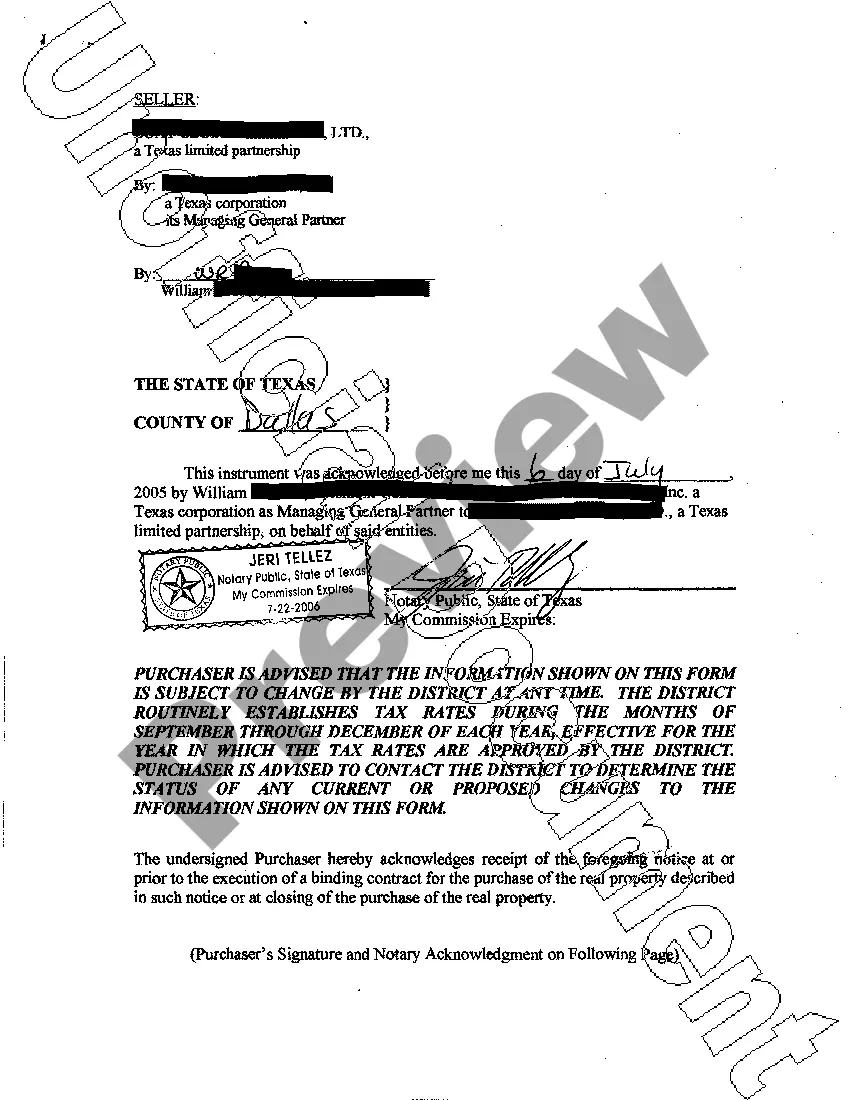 Get Notice to Purchasers Preview Notice to Purchasers