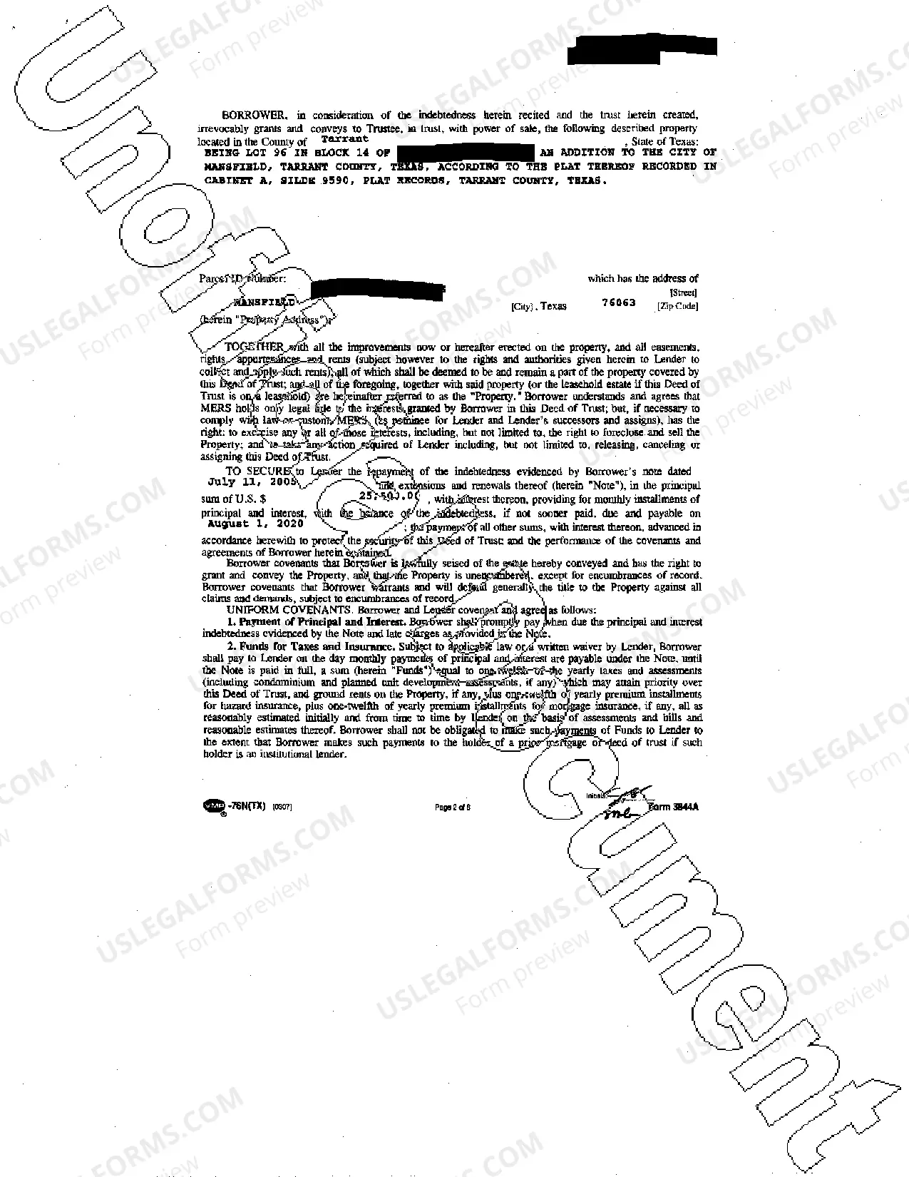 Preview Purchase Money Deed of Trust