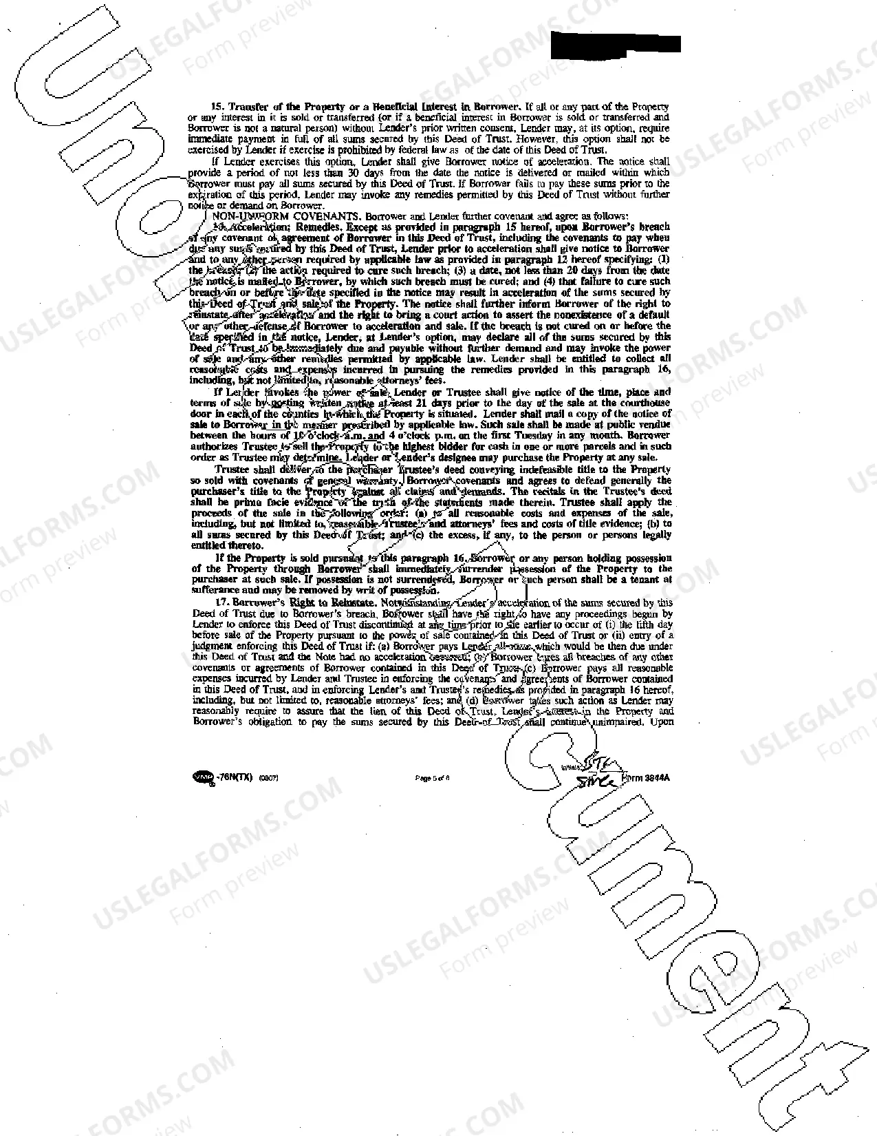 Preview Purchase Money Deed of Trust