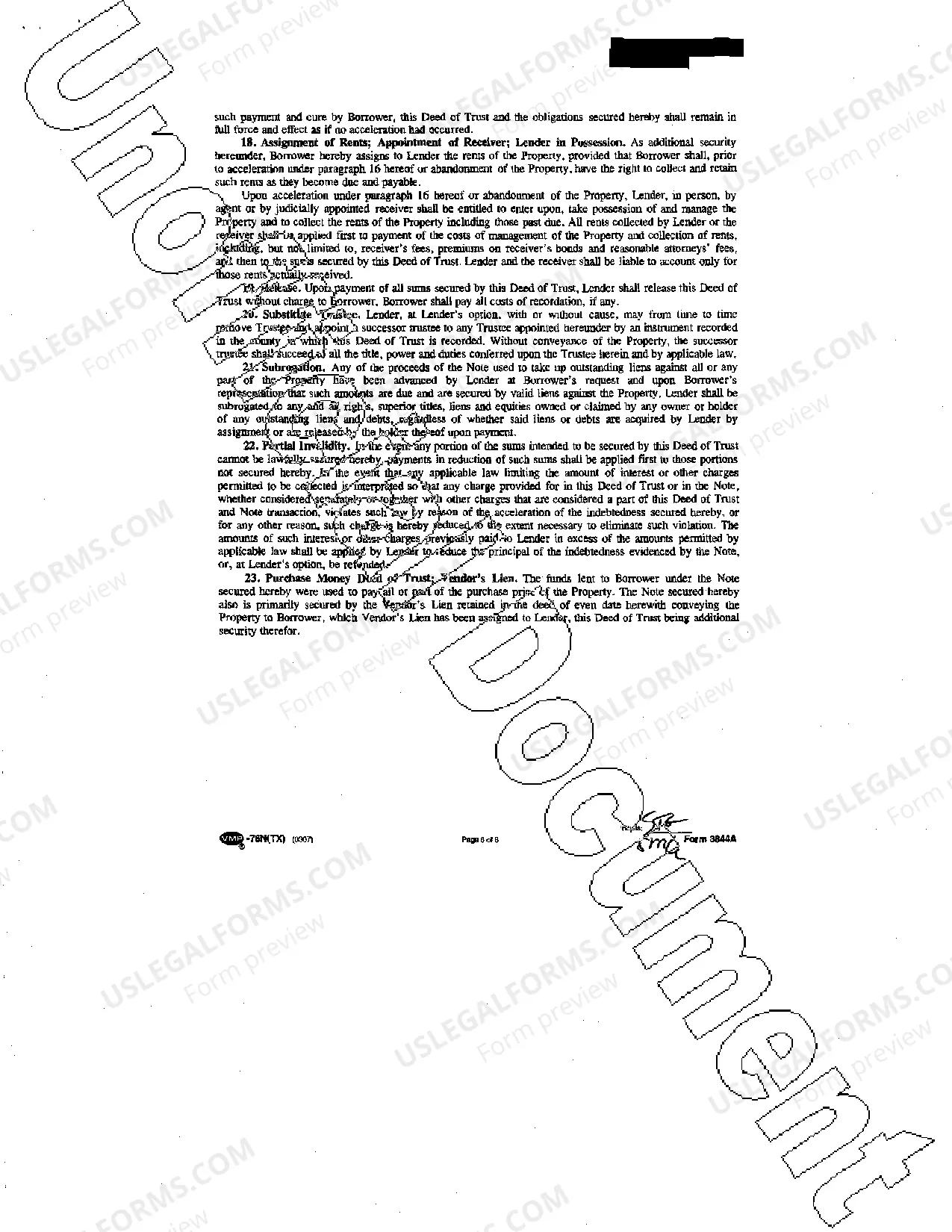 Preview Purchase Money Deed of Trust