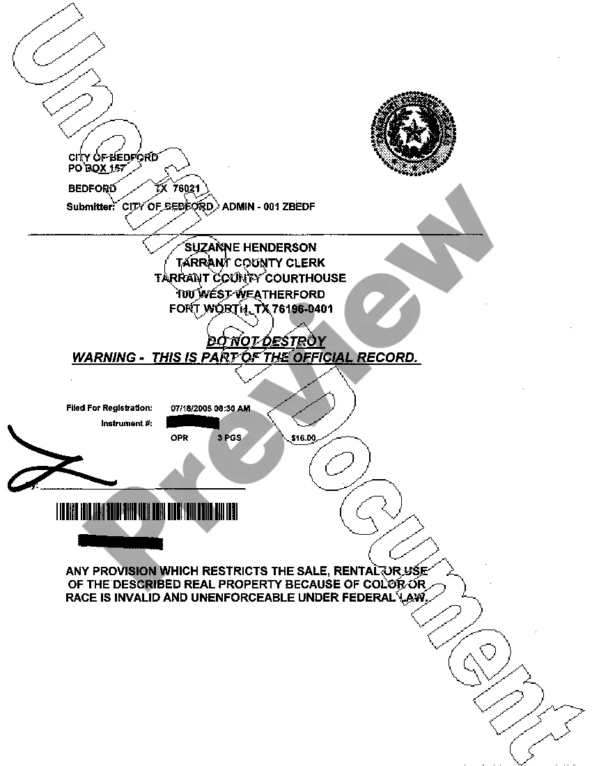 Preview City Council Resolution for Abandonment of Easement