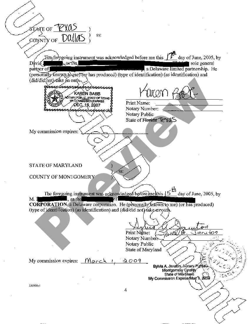 Preview Memorandum of Management Agreement