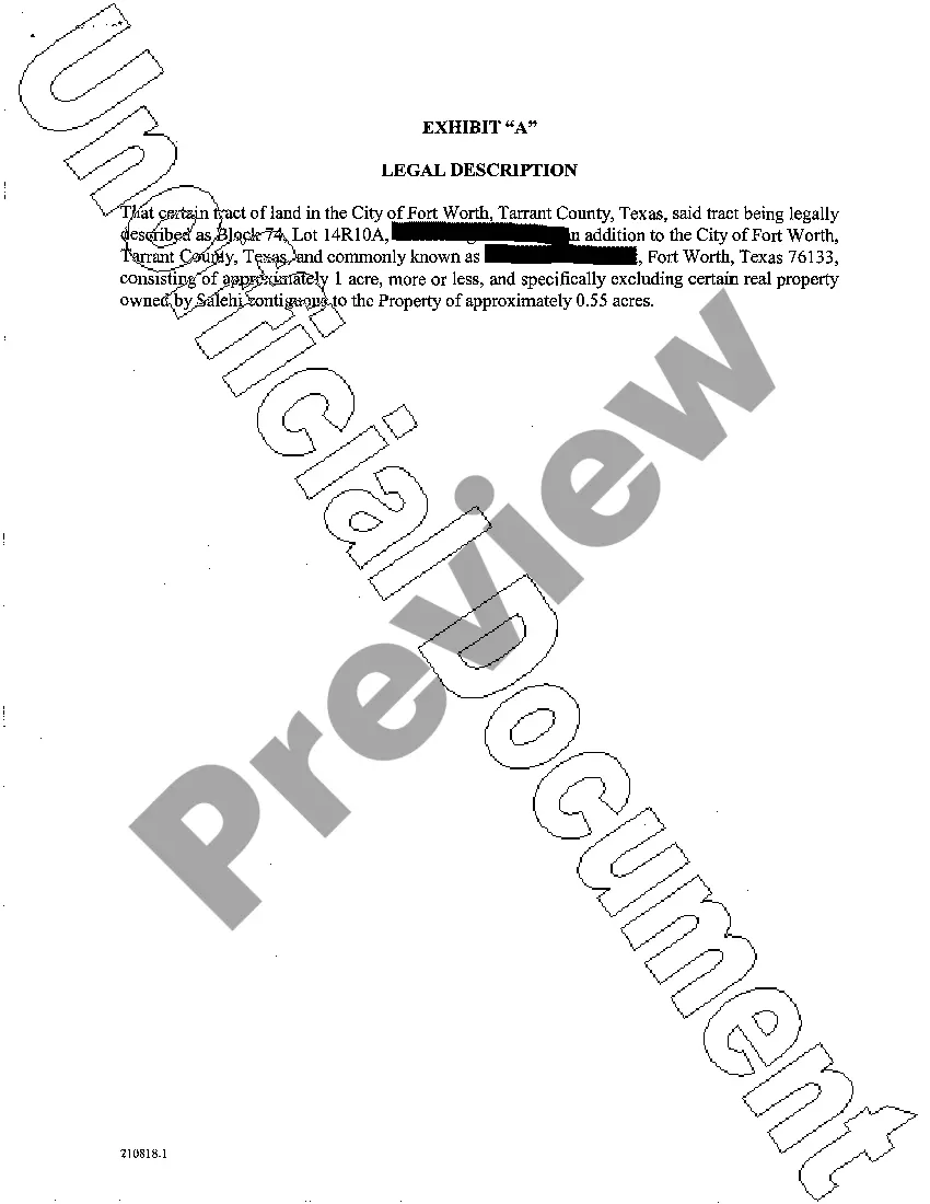 Preview Memorandum of Option to Purchase