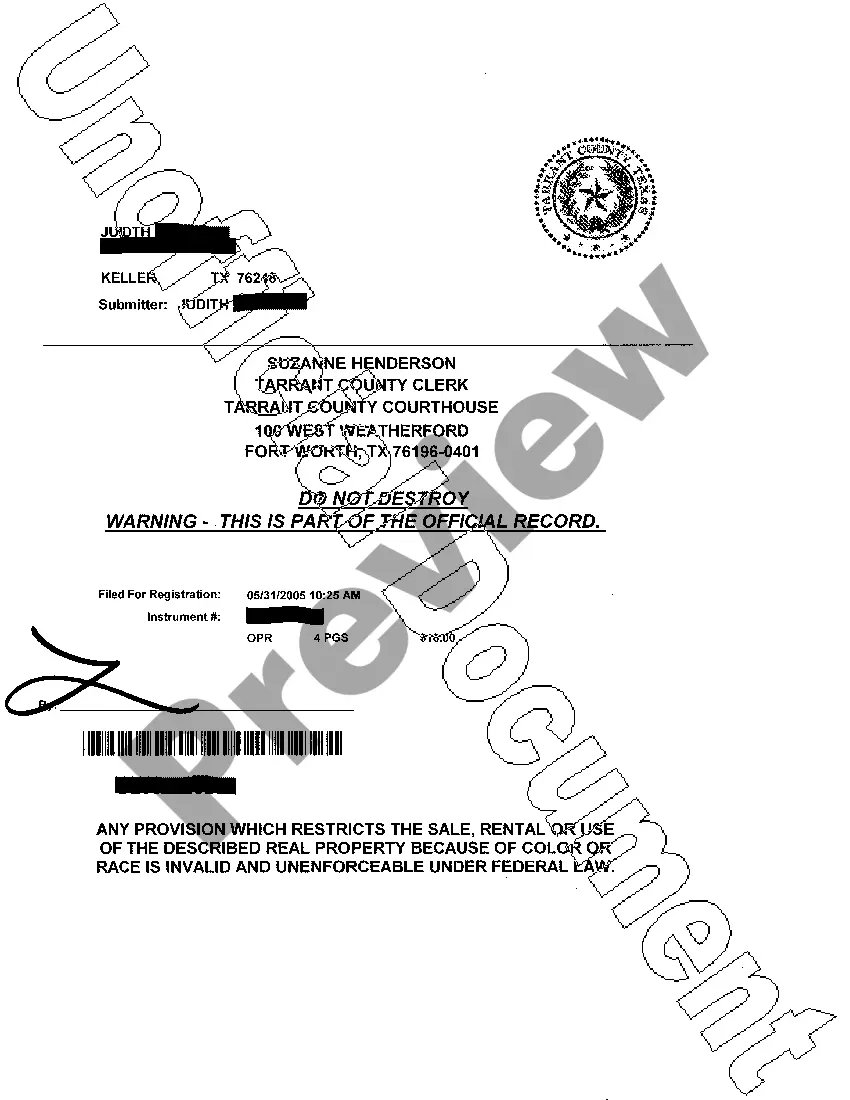 Preview Memorandum of Trust and Deed and Stock Transfer Power