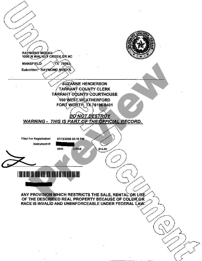 Preview Notice of Revocation of Power of Attorney