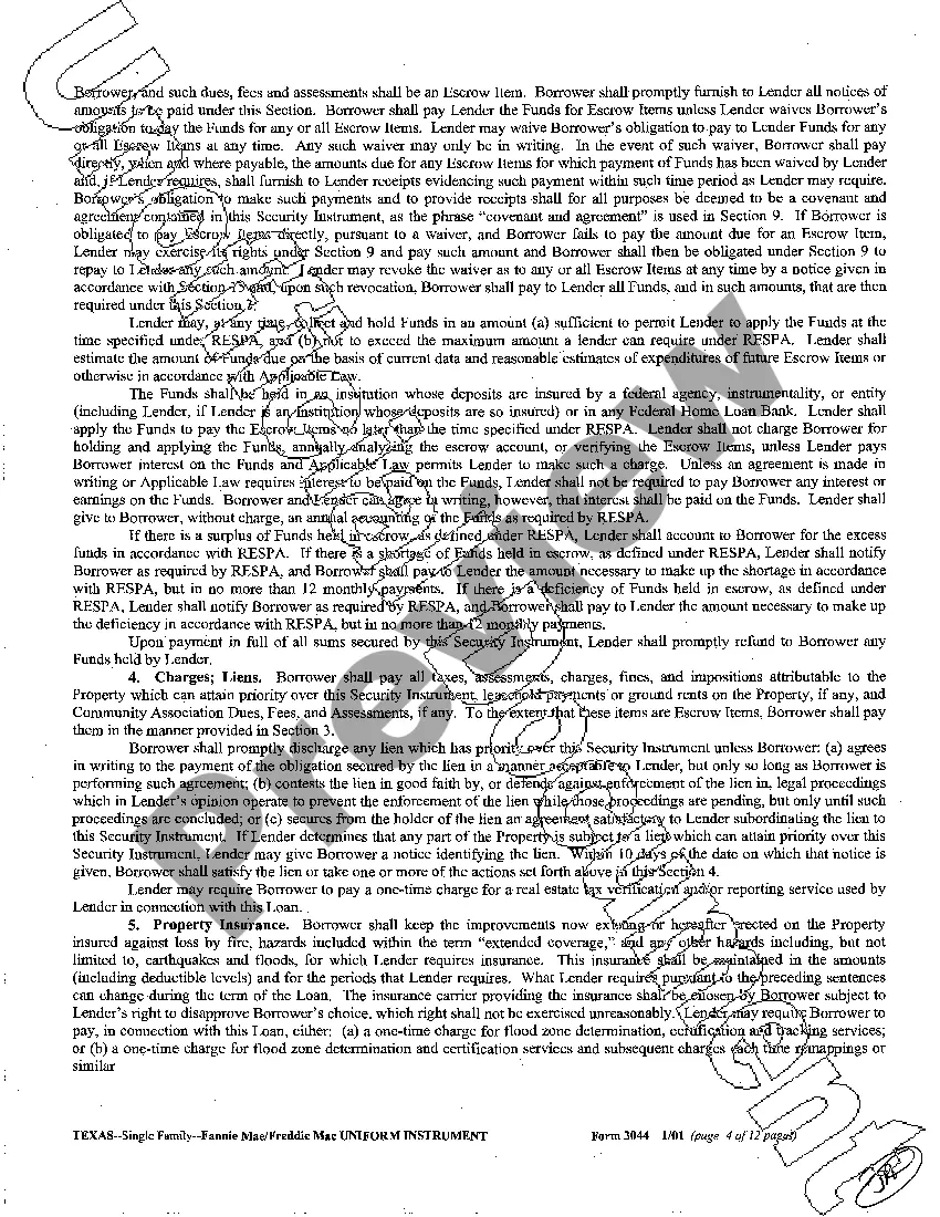 Preview Sample Deed of Trust