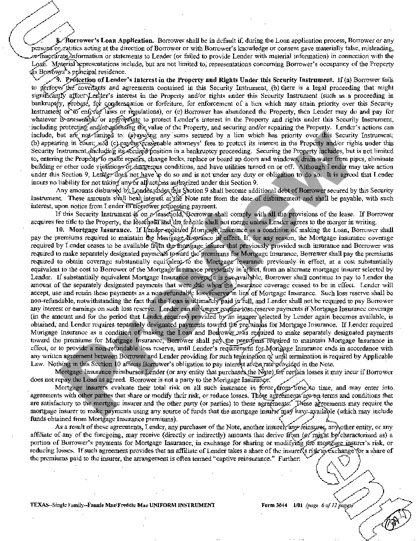 Preview Sample Deed of Trust