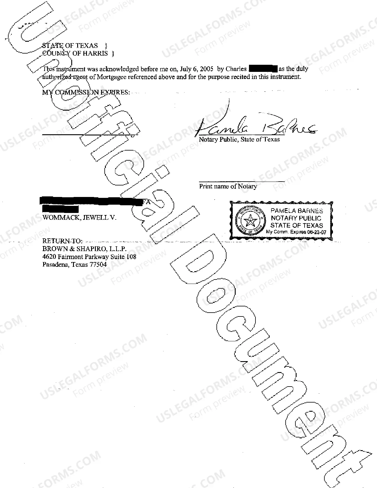 Preview Rescission of Acceleration of Loan Maturity