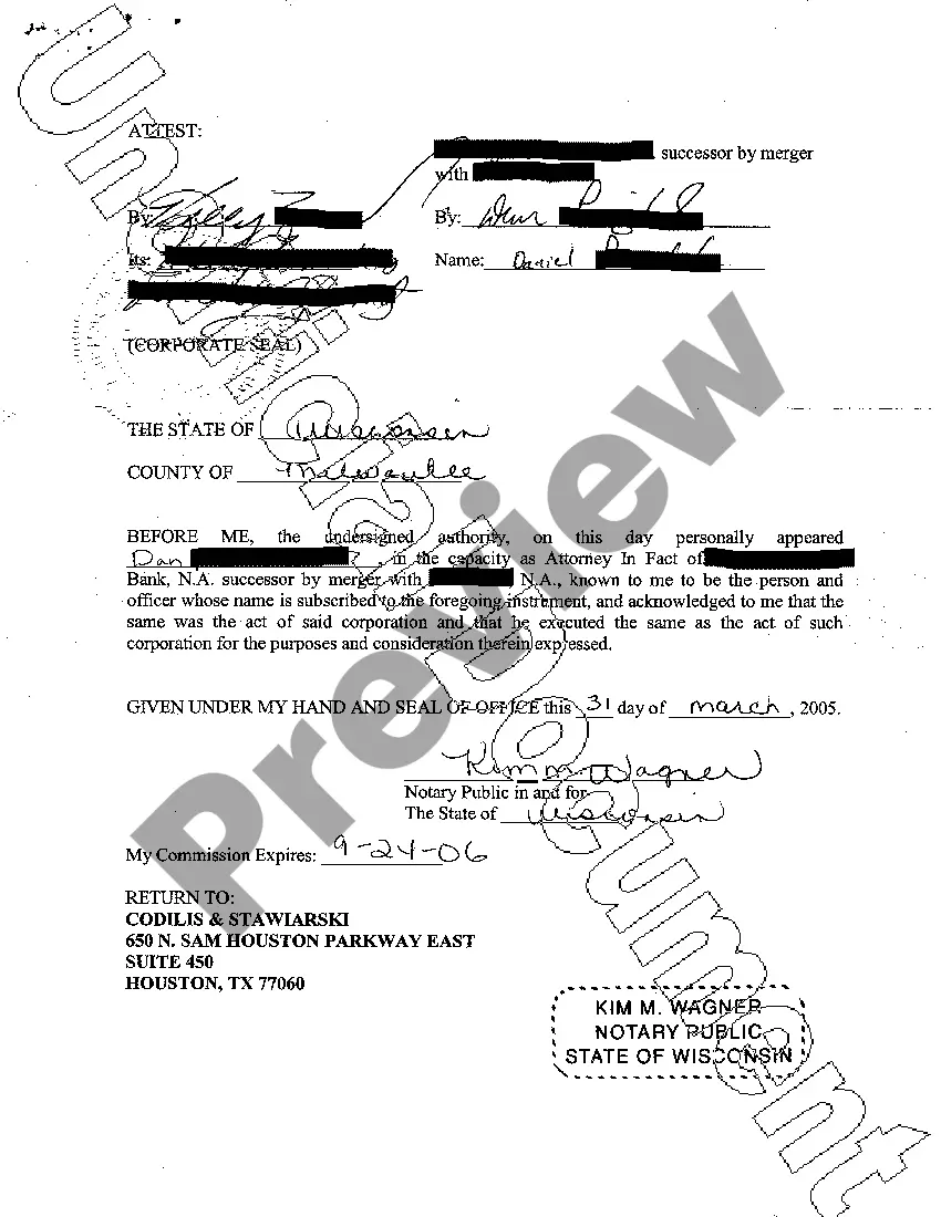 Preview Removal of Trustee and Appointment of Substitute Trustee