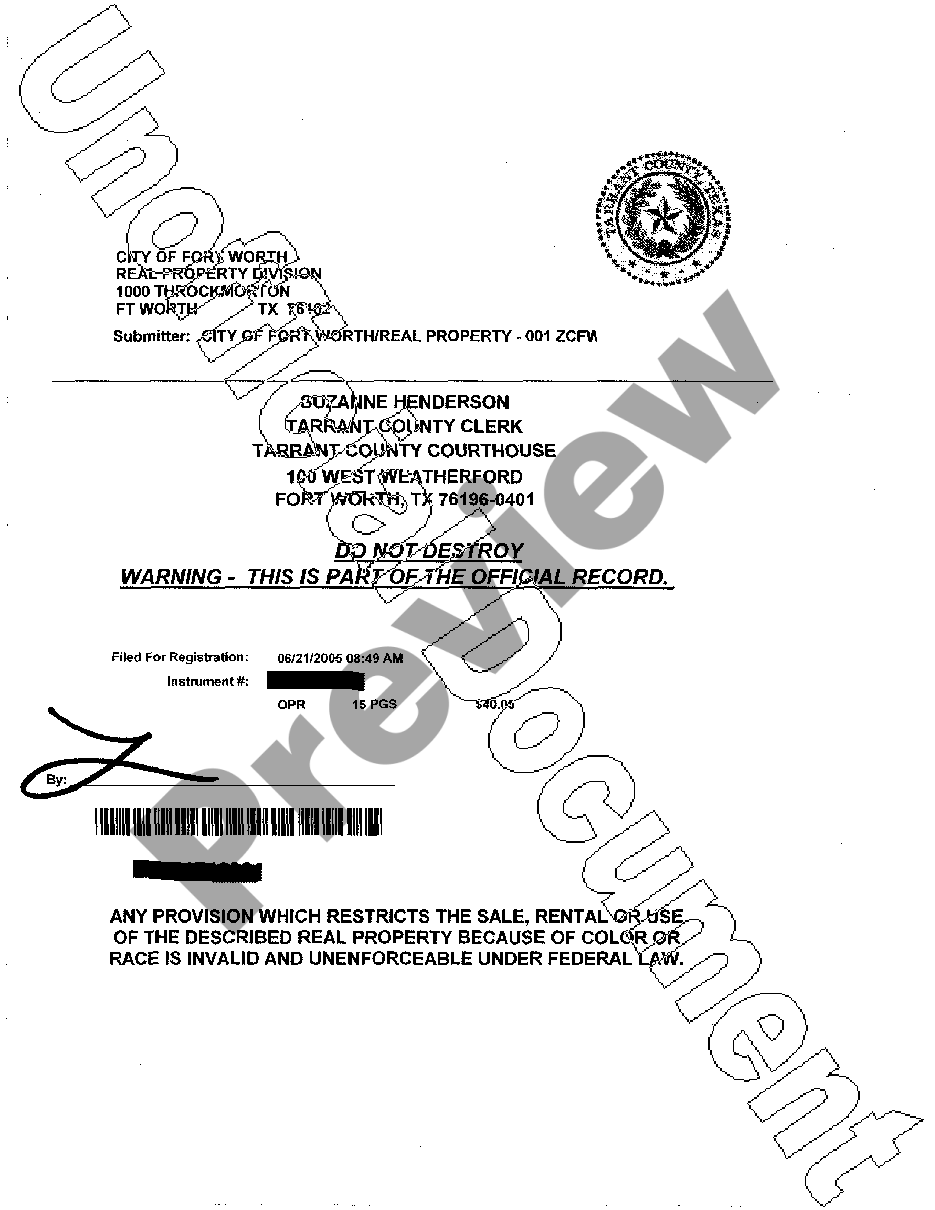 Brownsville Texas Easement and Right of Way Agreement US Legal Forms