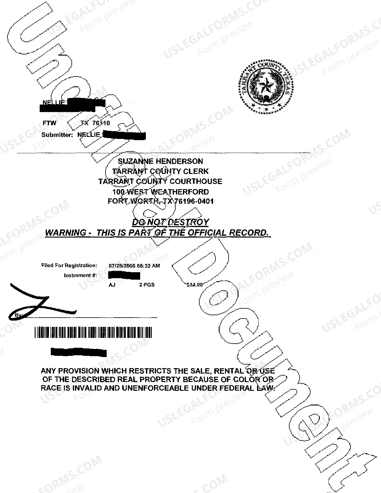 Preview Chancery Court Enrollment of Judgment