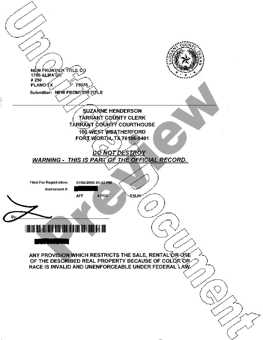 Get Affidavit of Resignation and Appointment of New Trustee Preview Affidavit of Resignation and Appointment of New Trustee