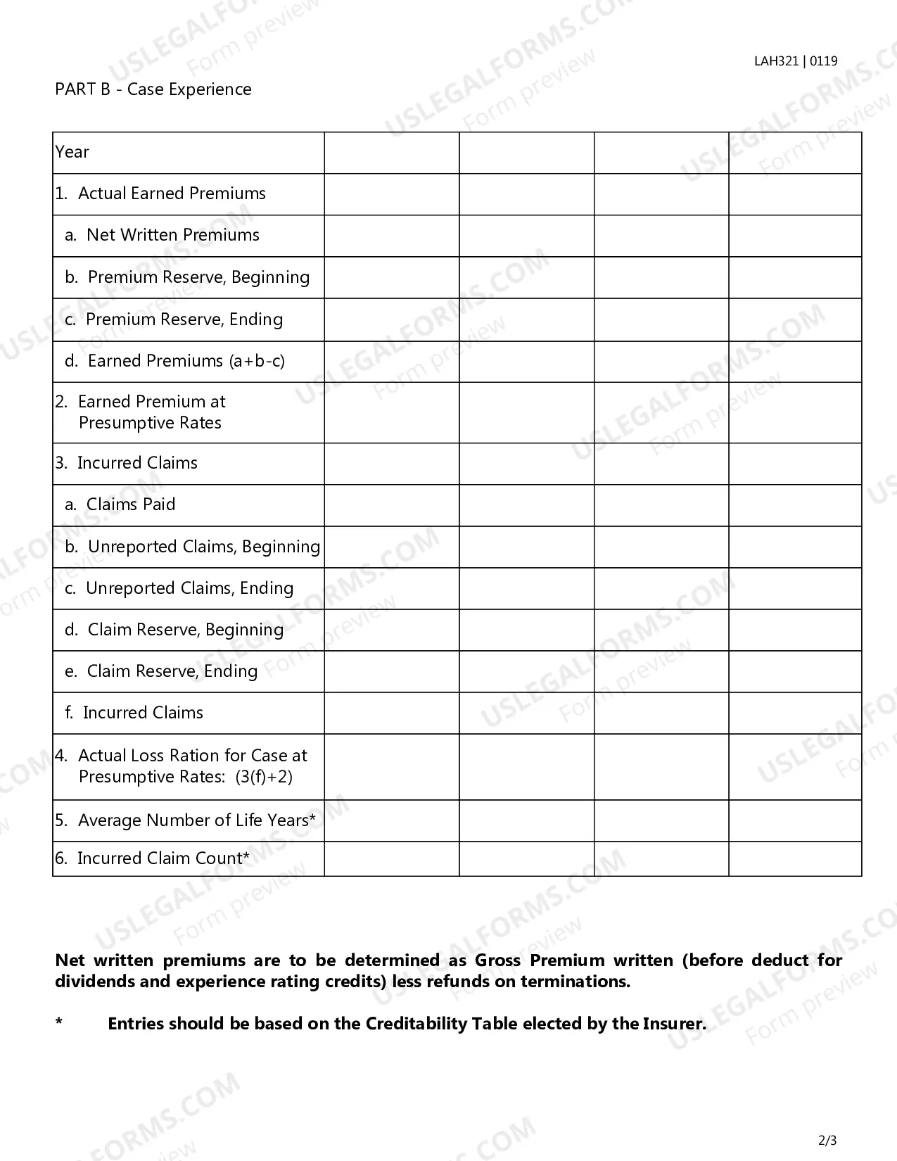 Preview Credit Insurance Deviation Request Form