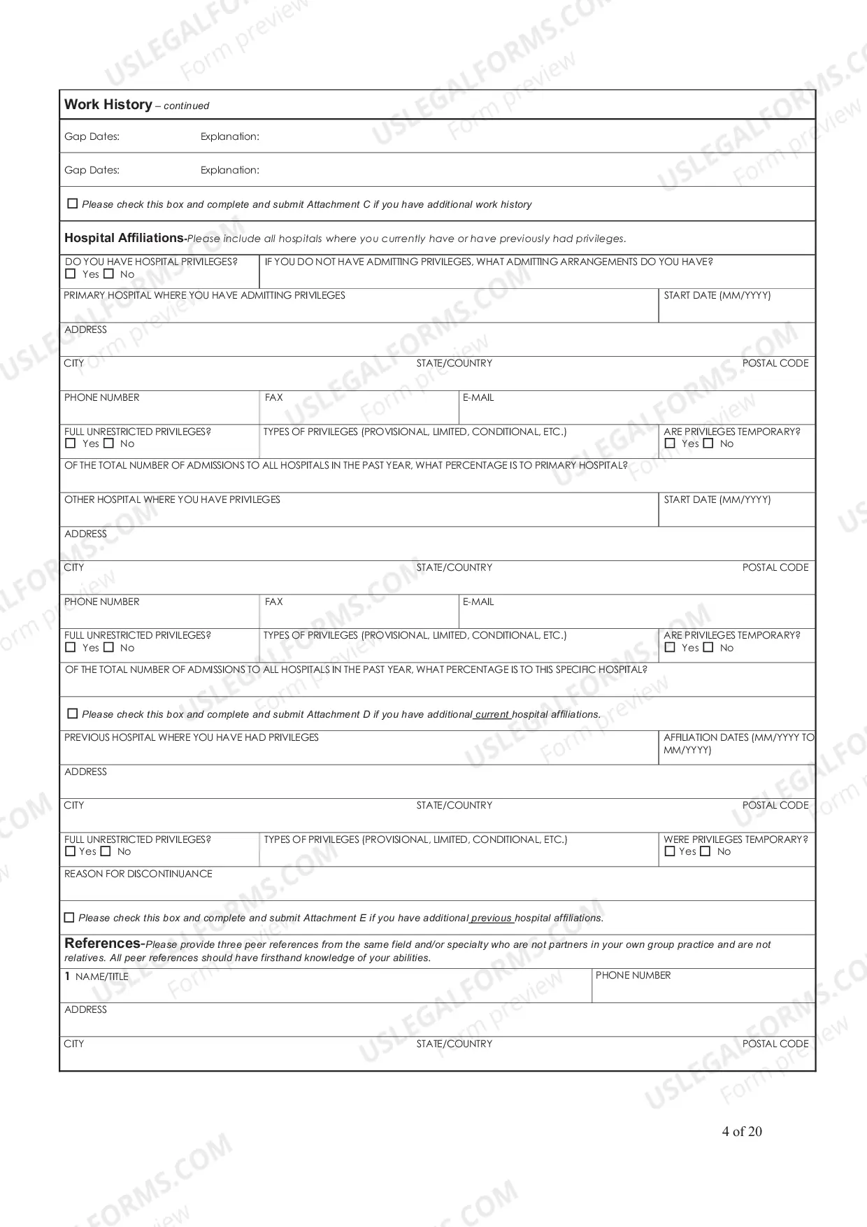 Preview Application Package - Web Enterable