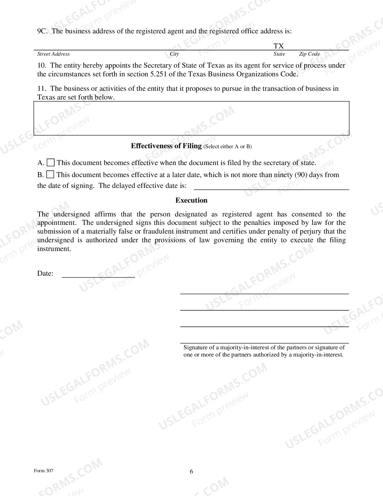 Preview Application For Registration of A Foreign Limited Liability Partnership