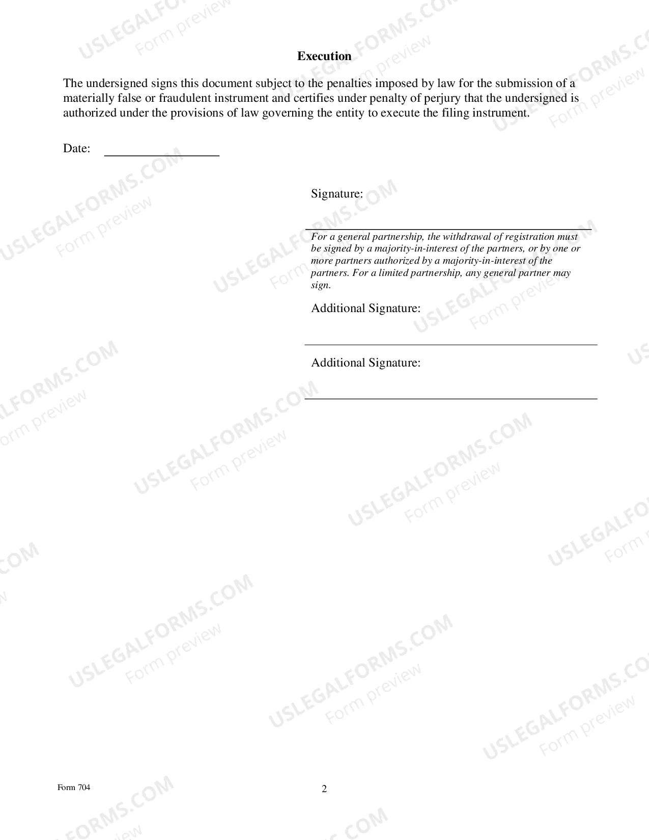 Preview Notice of Withdrawal Of Registration Of Limited Liability Partnership