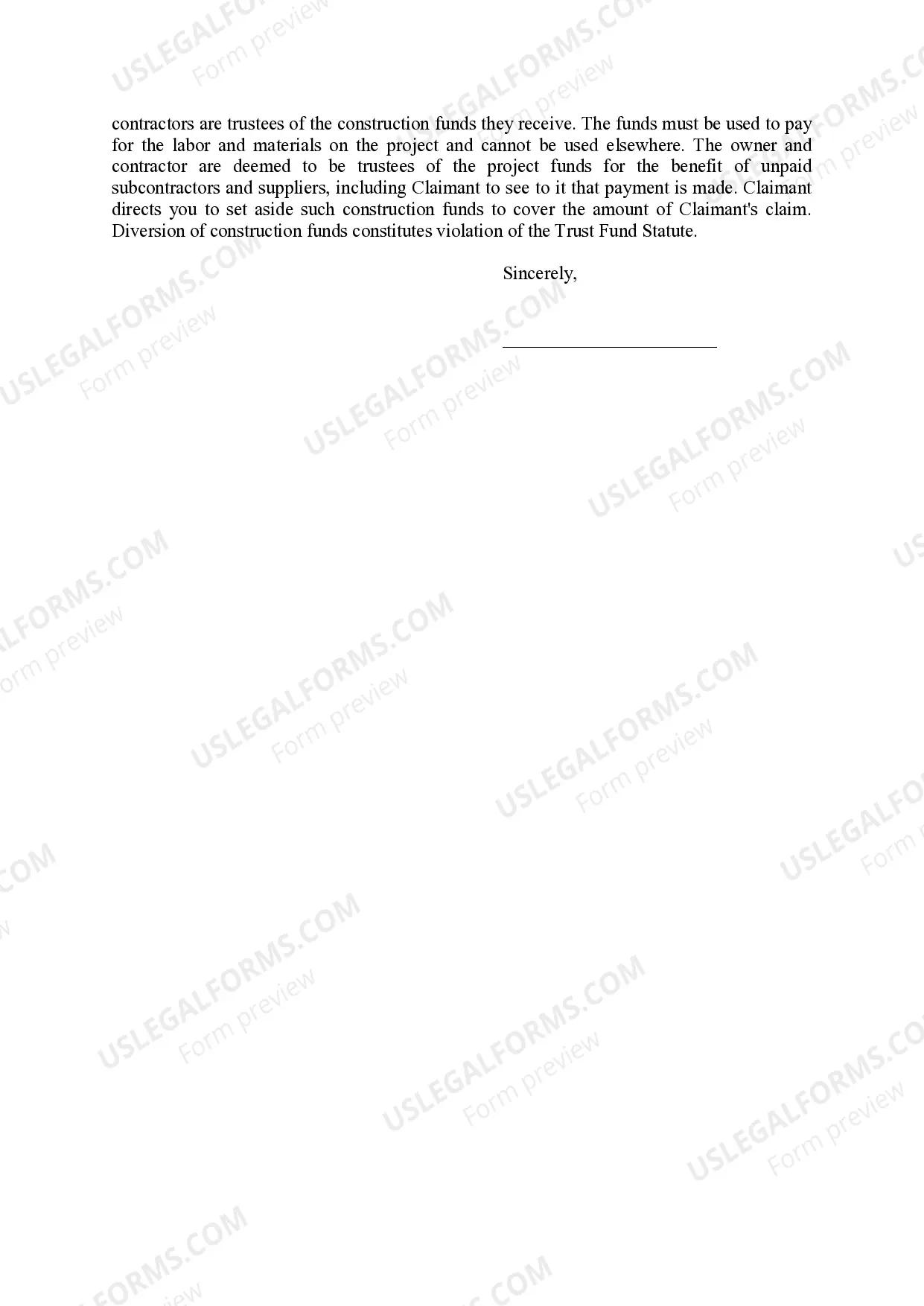 Preview Mechanic's Lien Release Bond