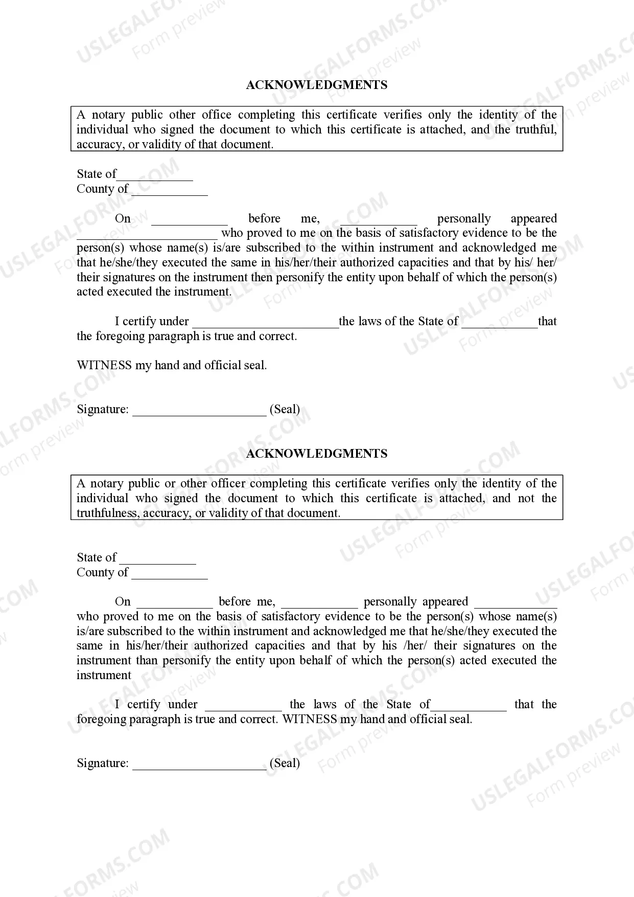 Preview Release of Lien Bond