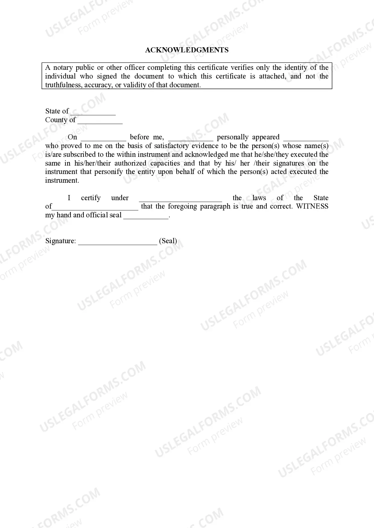 Preview Release of Lien Bond