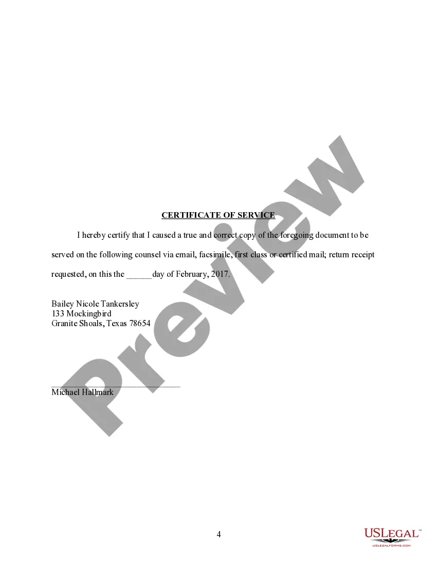 Preview Petition to Establish Parent Child Relationship