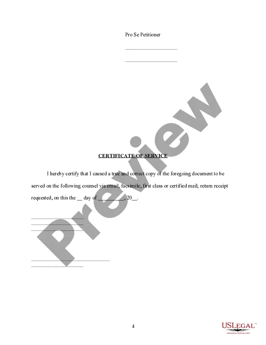 Preview Petition to Terminate Parent Child Relationship