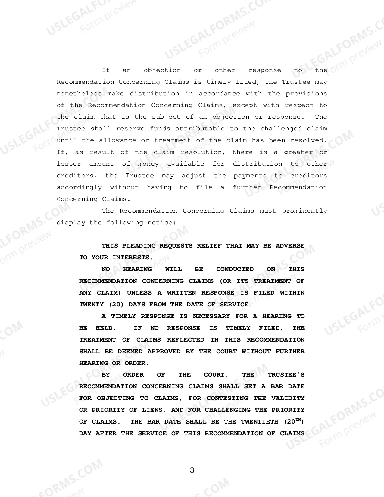 Preview Debtor(s) Chapter 13 Plan (Midland-Odessa)
