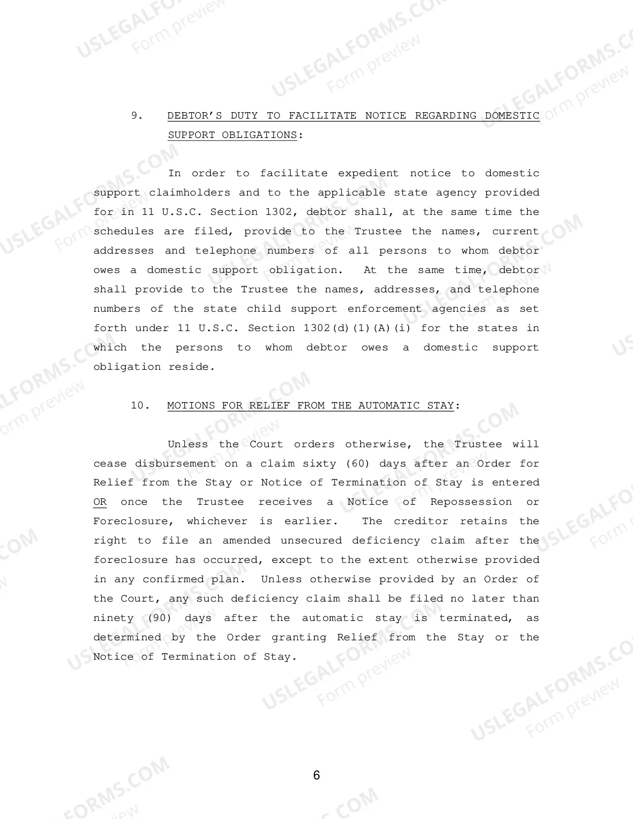 Preview Debtor(s) Chapter 13 Plan (Midland-Odessa)